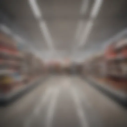 Accessible retail environment showcasing wide aisles and ramps