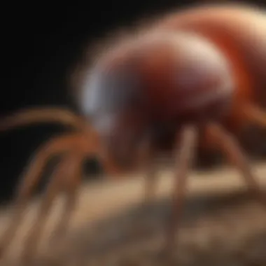 A close-up view of a tick on a livestock animal, highlighting the vector for anaplasmosis transmission.