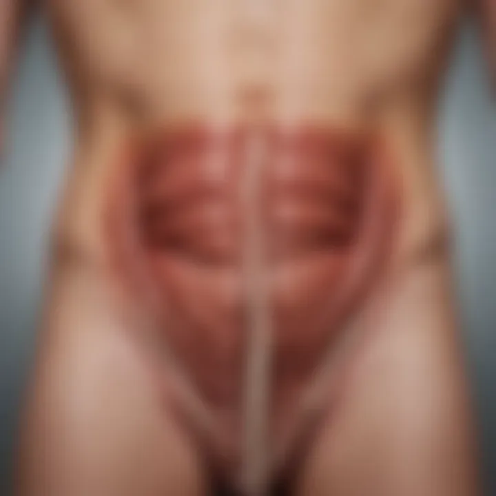 Diagram illustrating causes of terminal ileum inflammation