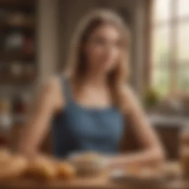 Living a Gluten-Free Lifestyle A serene lifestyle image representing adherence to a gluten-free diet