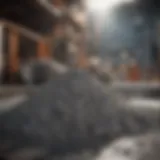 Raw materials used in cement production