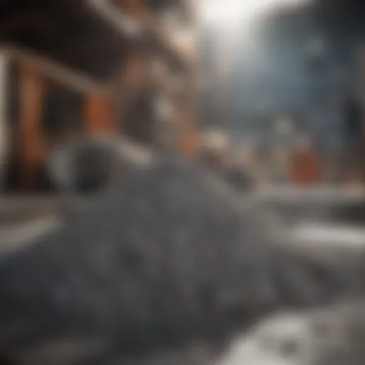 Raw materials used in cement production