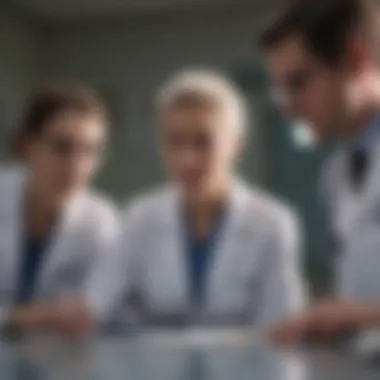 Collaborative Approach in Patient Care Visual representation of a multidisciplinary team collaborating for patient care.