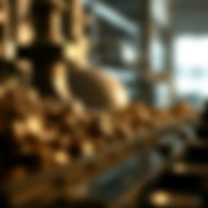 Extraction of nickel minerals showcasing modern techniques