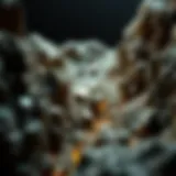 Geological formation of nickel minerals highlighting rich deposits