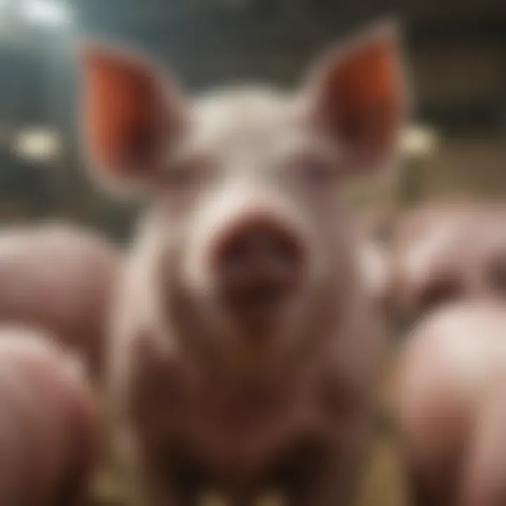 Infographic on economic impacts of swine pneumonia in farming