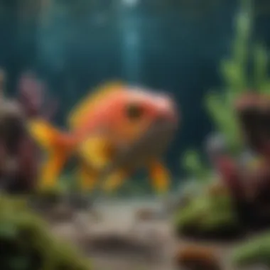 A vibrant underwater ecosystem showcasing diverse fish species.