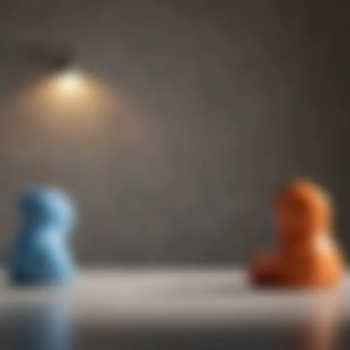 A visual representation of social media icons with a shadow of isolation.