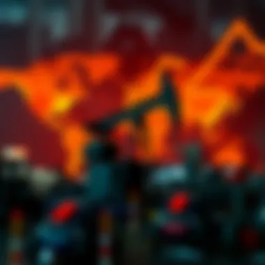 Geopolitical Factors Affecting Oil Markets Illustration of geopolitical events impacting oil prices