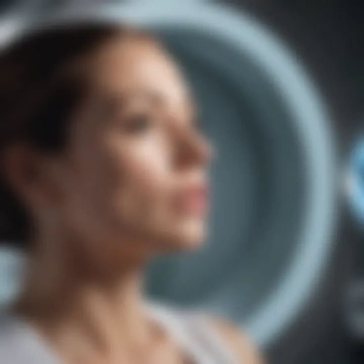 Visualization of the effects of hyperbaric therapy on fibromyalgia.