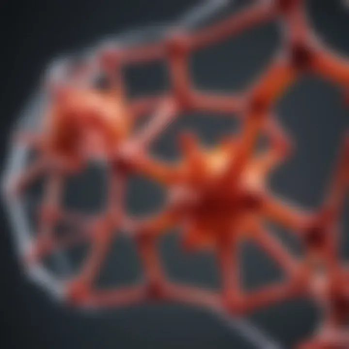 Molecular structure of Ethylene Vinyl Acetate copolymer illustrating its unique bonding