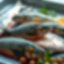 Diverse selection of fish showcasing protein richness