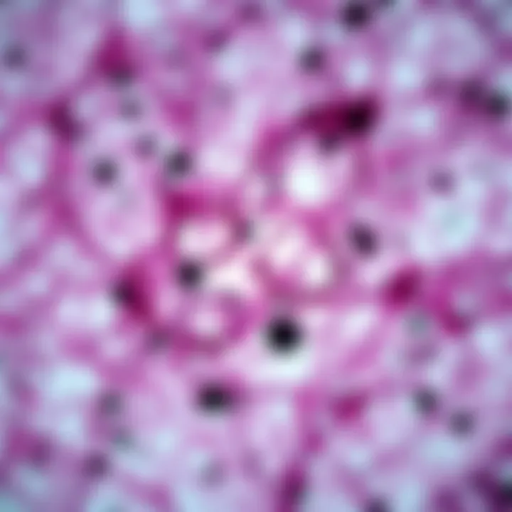 Microscopic Analysis of Liver Cancer Microscopic view of liver tissue affected by cancer
