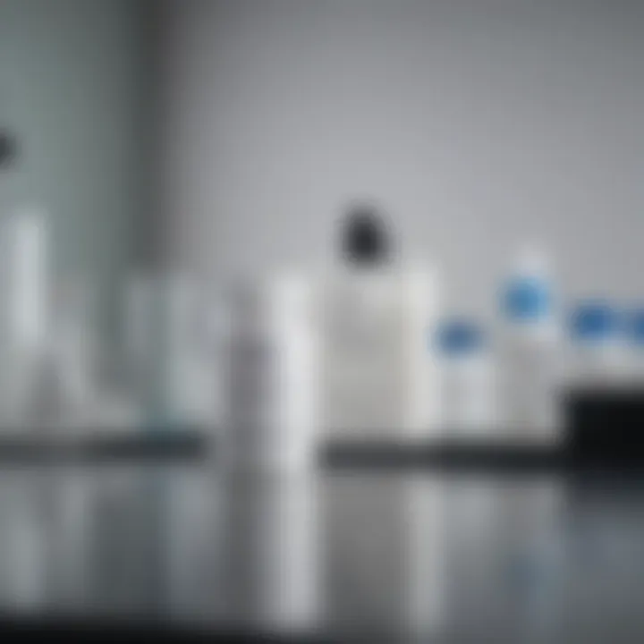 Benzoyl peroxide formulation in a laboratory setting