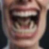 Intraoral periapical radiograph showcasing a dental structure