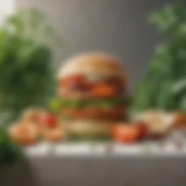 Environmental Impact of Lacto-Ovo Vegetarianism An illustration depicting the environmental benefits of adopting a vegetarian lifestyle