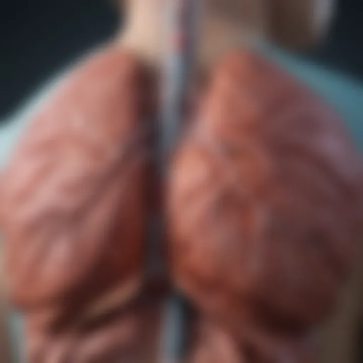 Conceptual image of patient care challenges in liver cirrhosis