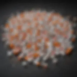 A detailed illustration of Suboxone composition highlighting buprenorphine and naloxone