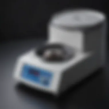 Graph showing advancements in benchtop mini centrifuge technology