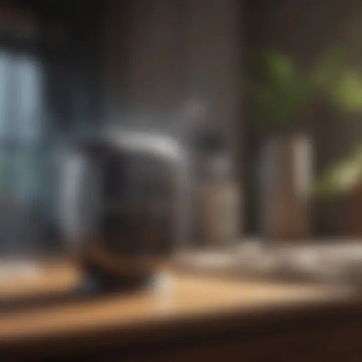 Indoor environment with air purifier
