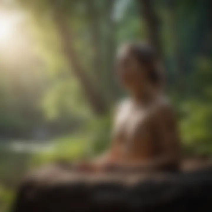 A serene setting depicting mindfulness and relaxation for improved energy.