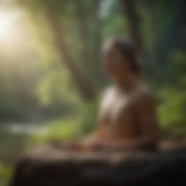 Mindfulness for Enhanced Vitality A serene setting depicting mindfulness and relaxation for improved energy.