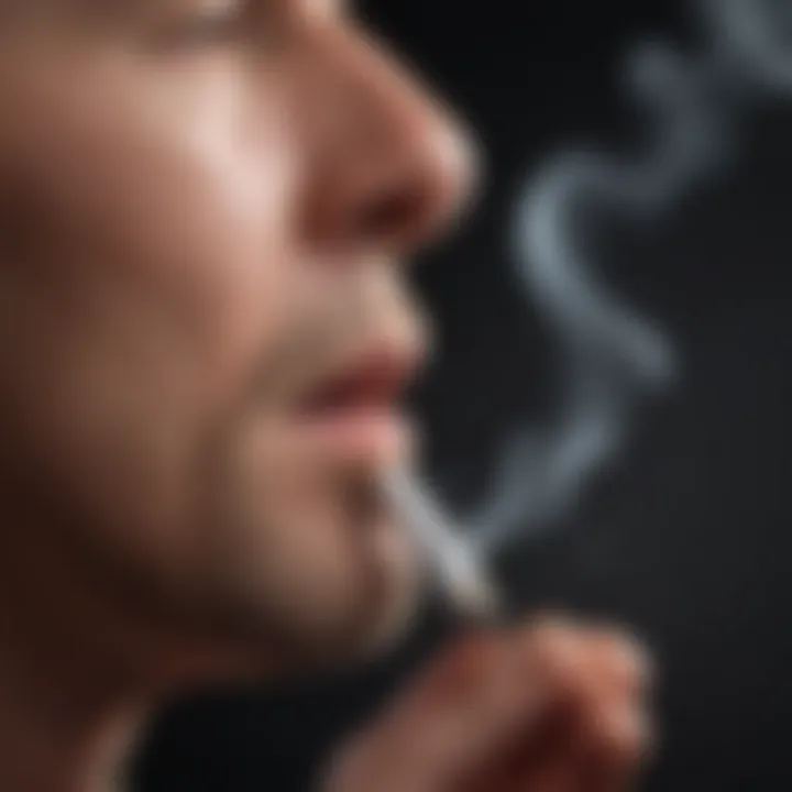 Visual representation of smoking cessation statistics
