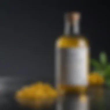 Chemical Composition of Senna Syrup A scientific visualization illustrating the chemical compounds found in senna syrup.