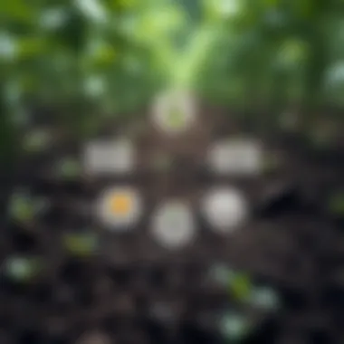 Sustainable Practices for Enhancing Soil Health Diagram of sustainable agricultural practices enhancing soil health