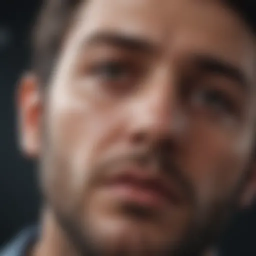 Abstract representation of dizziness as a side effect