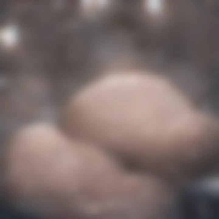 Clinical representation of an anal fistula with surrounding tissues