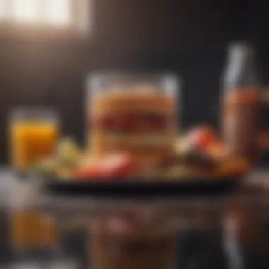 A Balanced Approach to Laxative Foods A balanced meal showcasing a variety of laxative foods
