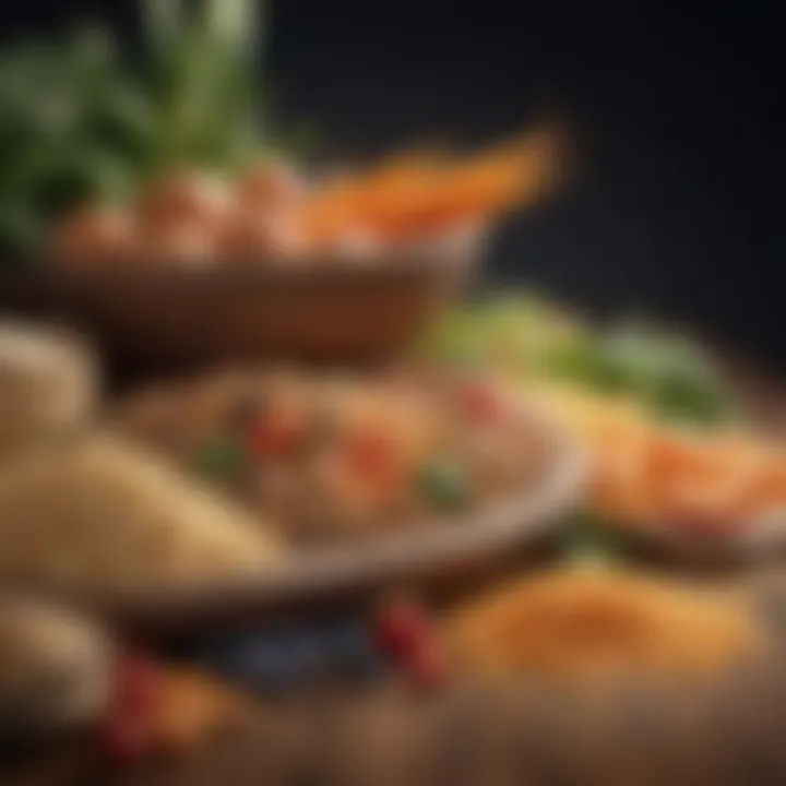 A visual representation of dietary fiber sources