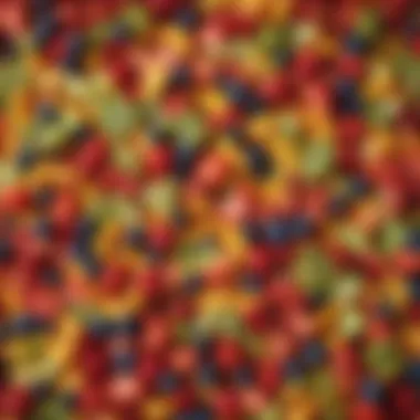 Colorful Fruit Salad Showcasing Diverse Phytochemicals Colorful fruit salad showcasing diverse phytochemicals