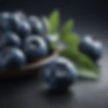 Fresh Blueberries Known for Their Anti-Cancer Properties Fresh blueberries known for their anti-cancer properties