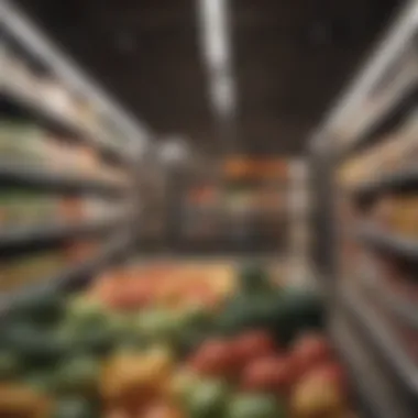 Seasonal Impact on Grocery Sales Chart displaying seasonal effects on grocery sales