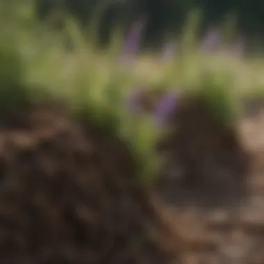 Enhanced Soil Structure with Hairy Vetch Soil structure improved by hairy vetch roots