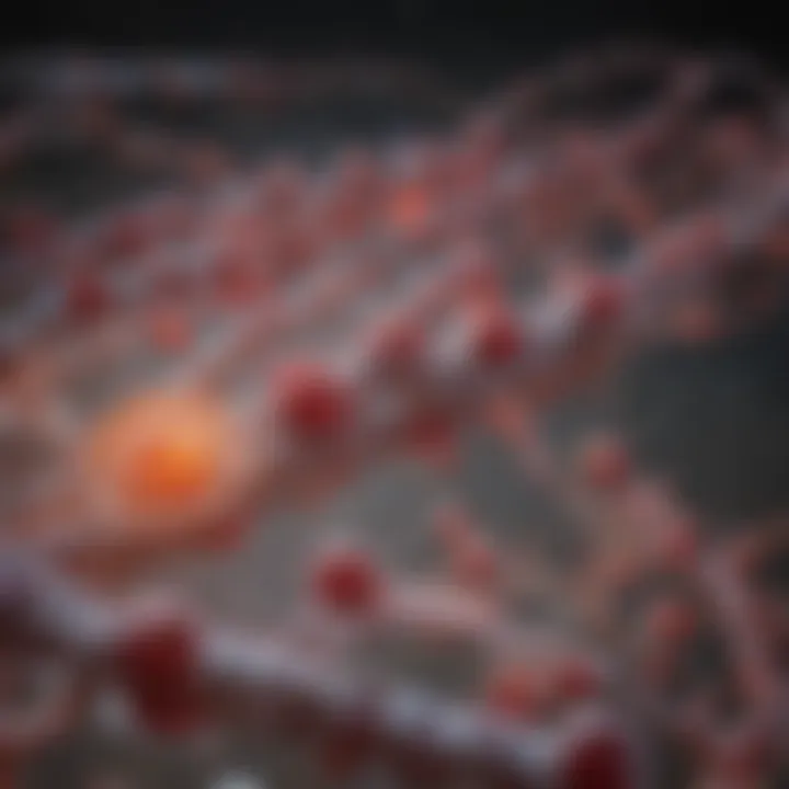 Diagram illustrating LDL cholesterol pathways