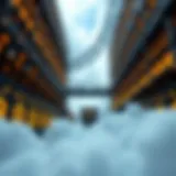 Cloud computing architecture illustration