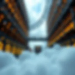 Cloud computing architecture illustration