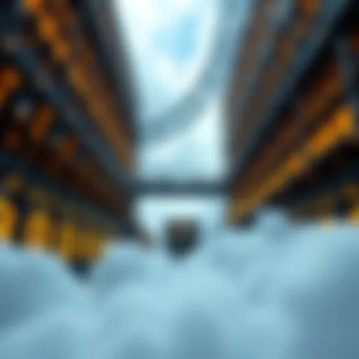 Cloud computing architecture illustration