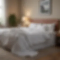 A serene bedroom environment promoting restful sleep.