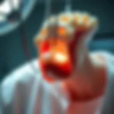 Hyoid Suspension Surgical Technique Schematic representation of hyoid suspension surgery technique