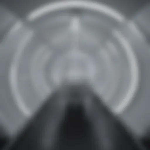 Hyperbaric chamber showcasing its interior.