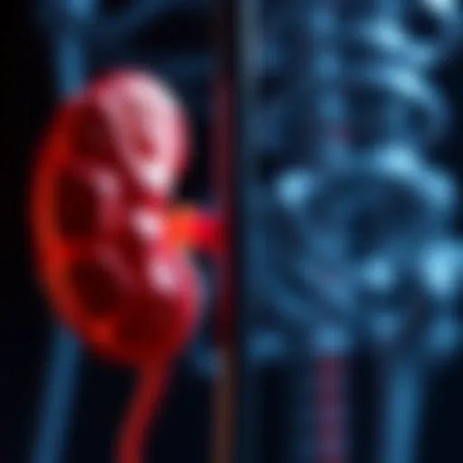Kidney stones formation process illustrated