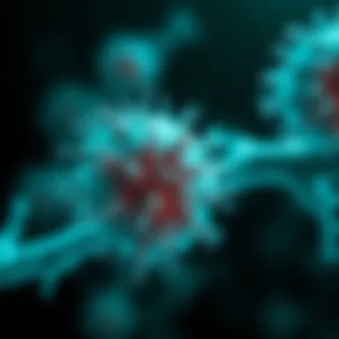 Depiction of Pancreatic Cancer Cells Pancreatic cancer cellular structure depicted
