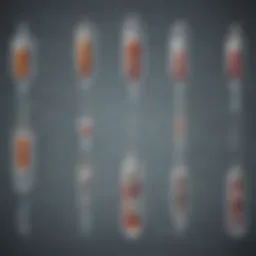 Illustration of various types of intravenous access devices