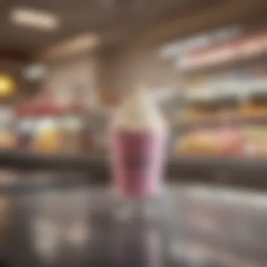 Market Trends: Exploring Consumer Choices A vibrant market scene showcasing lactose-free frozen yogurt products