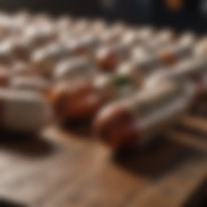 A close-up view of Linzess capsules on a wooden table.