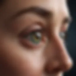 Detailed illustration of the macula and its role in vision.